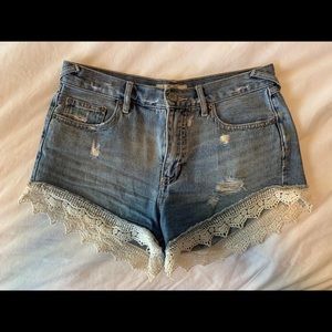 Free People jean shorts
